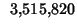 $\displaystyle \phantom{z}3{,}515{,}820$