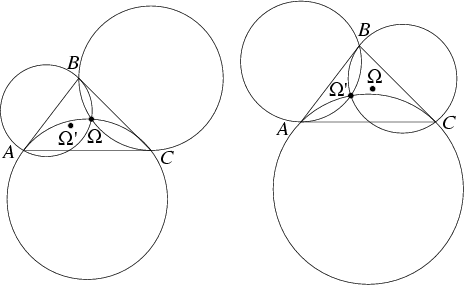 \begin{figure}\begin{center}\BoxedEPSF{BrocardPointsCircle.epsf scaled 700}\end{center}\end{figure}