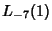 $\displaystyle L_{-7}(1)$