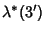 $\displaystyle \lambda^*(3')$