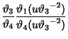 $\displaystyle {\vartheta_3\over\vartheta_4} {\vartheta_1({u\vartheta_3}^{-2})\over\vartheta_4({u\vartheta_3}^{-2})}$