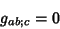 \begin{displaymath}
g_{ab;c}=0
\end{displaymath}