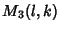 $\displaystyle M_3(l,k)$