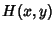 $\displaystyle H(x,y)$