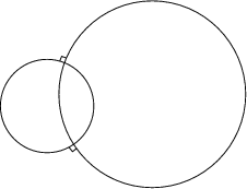 \begin{figure}\begin{center}\BoxedEPSF{OrthogonalCircles.epsf scaled 500}\end{center}\end{figure}