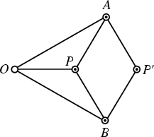 \begin{figure}\begin{center}\BoxedEPSF{Peaucelliers_Cell.epsf scaled 1000}\end{center}\end{figure}