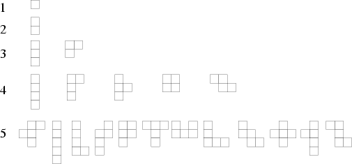 \begin{figure}\begin{center}\BoxedEPSF{Polyominoes.epsf scaled 1300}\end{center}\end{figure}