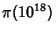 $\displaystyle \pi(10^{18})$