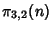 $\pi_{3,2}(n)$