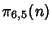 $\pi_{6,5}(n)$