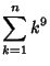 $\displaystyle \sum_{k=1}^n k^9$