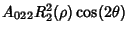 $A_{022}R_2^2(\rho)\cos(2\theta)$